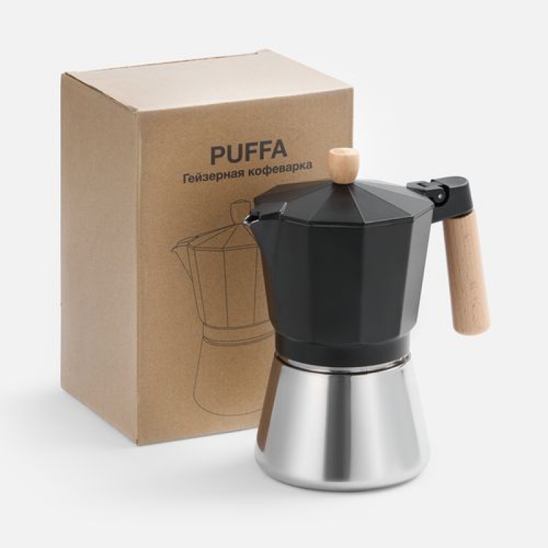 Гейзерная кофеварка Puffa. Артикул р18714.00