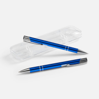 Набор из 2 ручек Keskus, ярко-синий, красный, белый. Артикул р26424