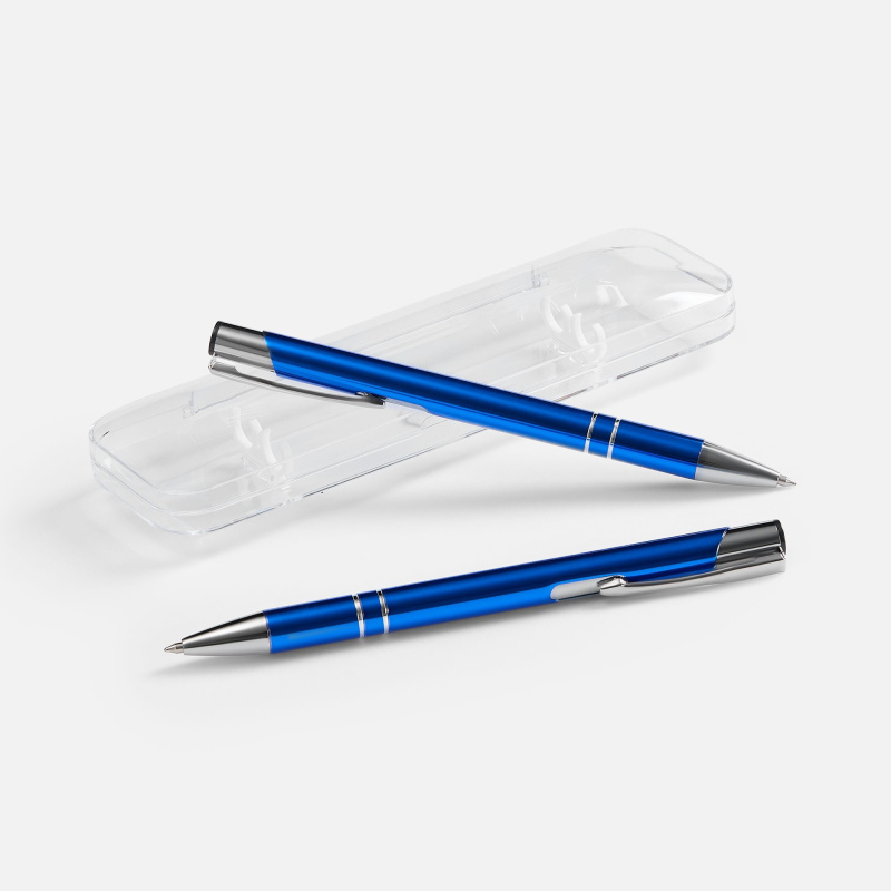 Набор из 2 ручек Keskus, ярко-синий, красный, белый. Артикул р26424