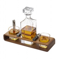 Подарочный набор для виски «Whiskey Wonder», коричневый, прозрачный. Артикул о872840