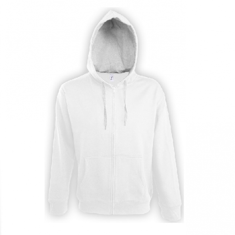 Толстовка мужская Soul men 290 с контрастным капюшоном. темно-синяя, ярко-синяя, белая, черная. Артикул р5234