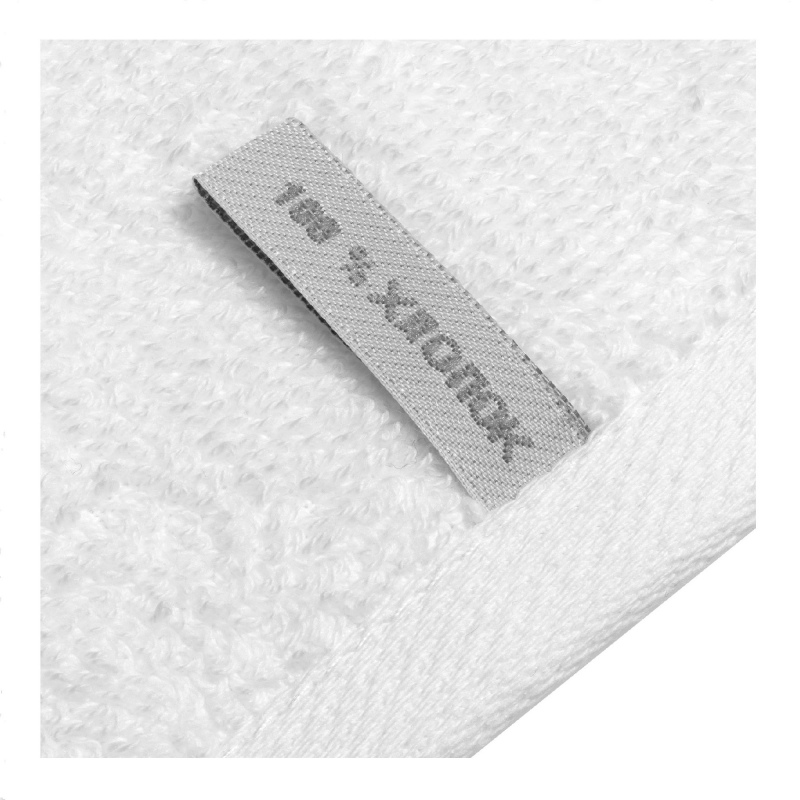 Полотенце отельное For Rooms, среднее, черное, белое. Артикул р10455