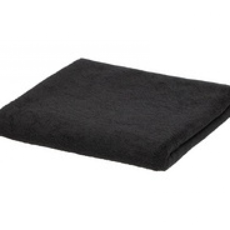 Полотенце отельное For Rooms, среднее, черное, белое. Артикул р10455