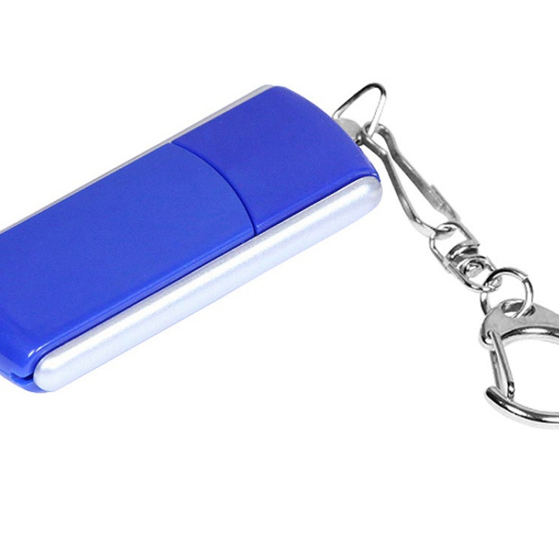 USB 2.0 - флешка промо на 16 Гб с прямоугольной формы с выдвижным механизмом, 7 цветов. Артикул о6040.16