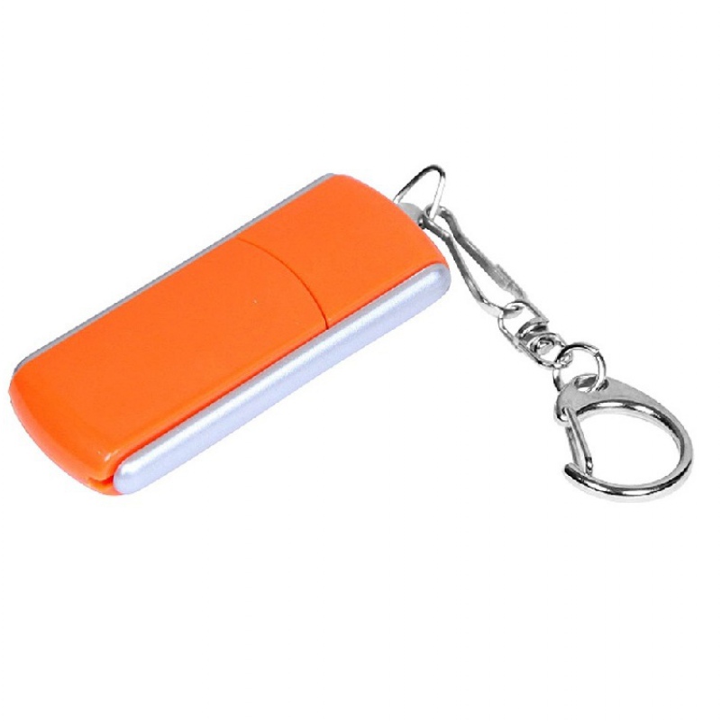 USB 2.0 - флешка промо на 16 Гб с прямоугольной формы с выдвижным механизмом, 7 цветов. Артикул о6040.16