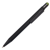 Ручка шариковая FACTOR BLACK со стилусом, 6 цветов. Артикул и40394