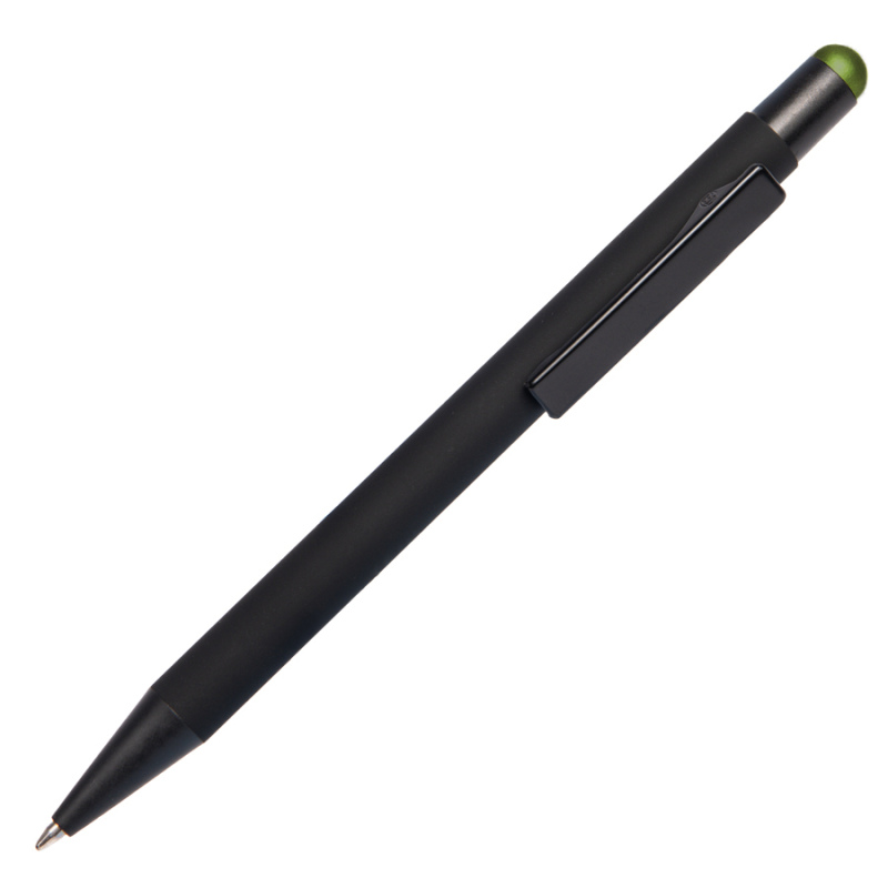 Ручка шариковая FACTOR BLACK со стилусом, 6 цветов. Артикул и40394