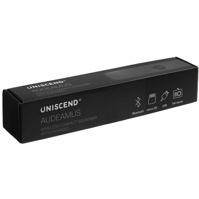 Беспроводная стереоколонка Uniscend Audeamus, черная, белая. Артикул р18001
