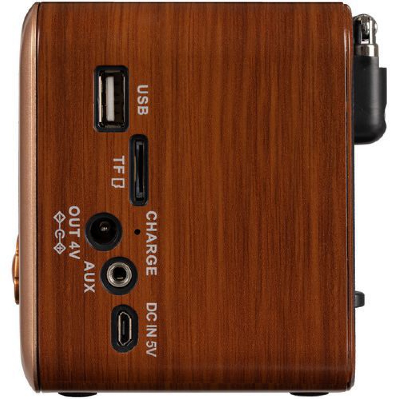 Bluetooth-колонка с радио Beatnik, коричневая. Артикул р16539.59