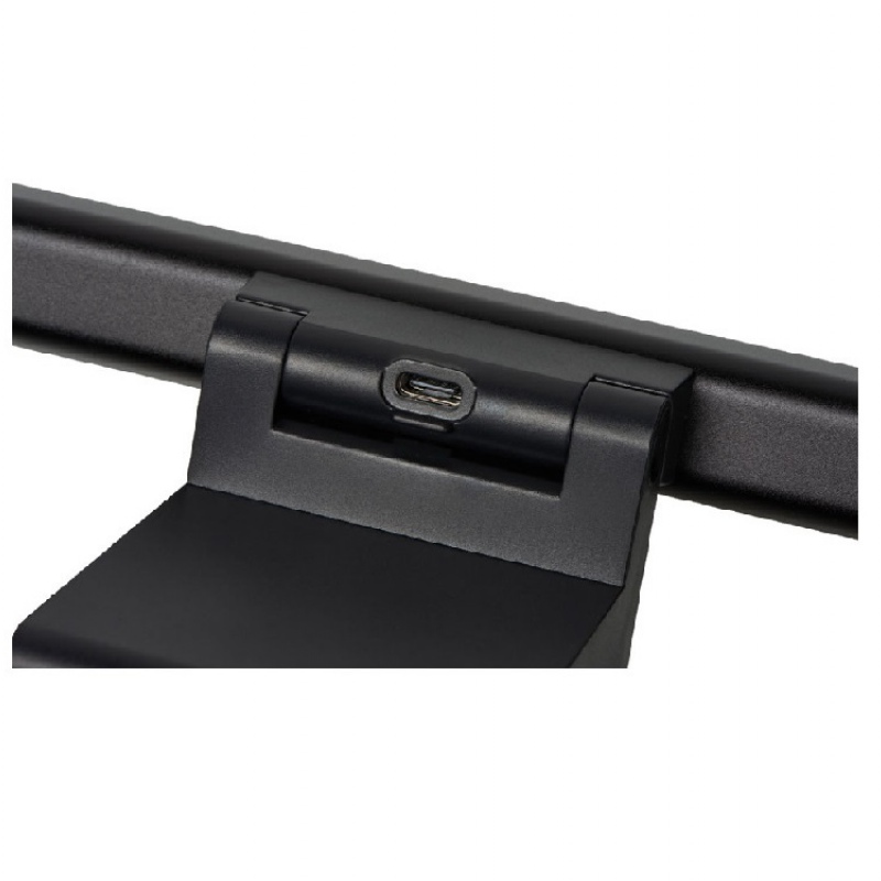 Лампа для монитора «PractIQ» с управлением жестами, 66 LED, металл, черный. Артикул о186170