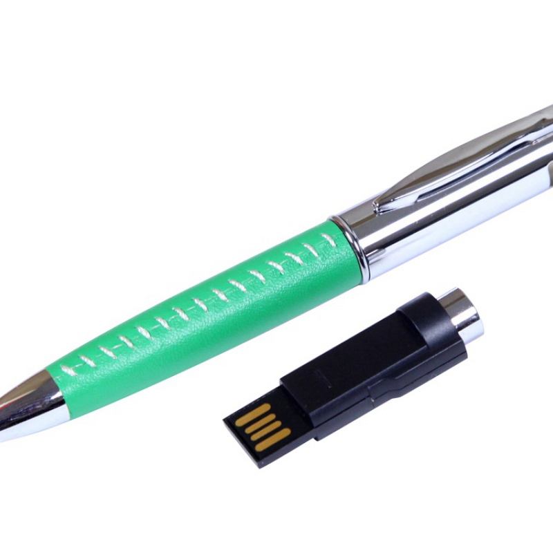USB 2.0- флешка на 64 Гб в виде ручки с мини чипом, красная, синяя, черная, белая, оранжевая, зеленая. Артикул о6350.64
