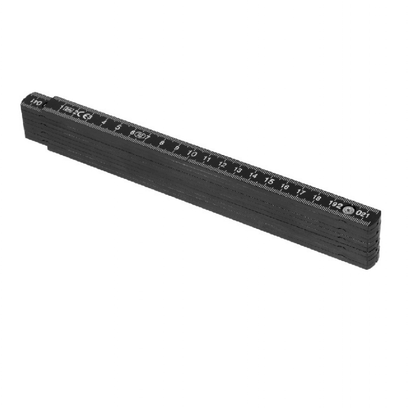 Складная линейка «Plank», 2 м, черный. Артикул о5-10418604