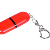 USB 2.0 - флешка промо на 16 Гб каплевидной формы, красный, зеленый, синий, белый. Артикул о6015.16