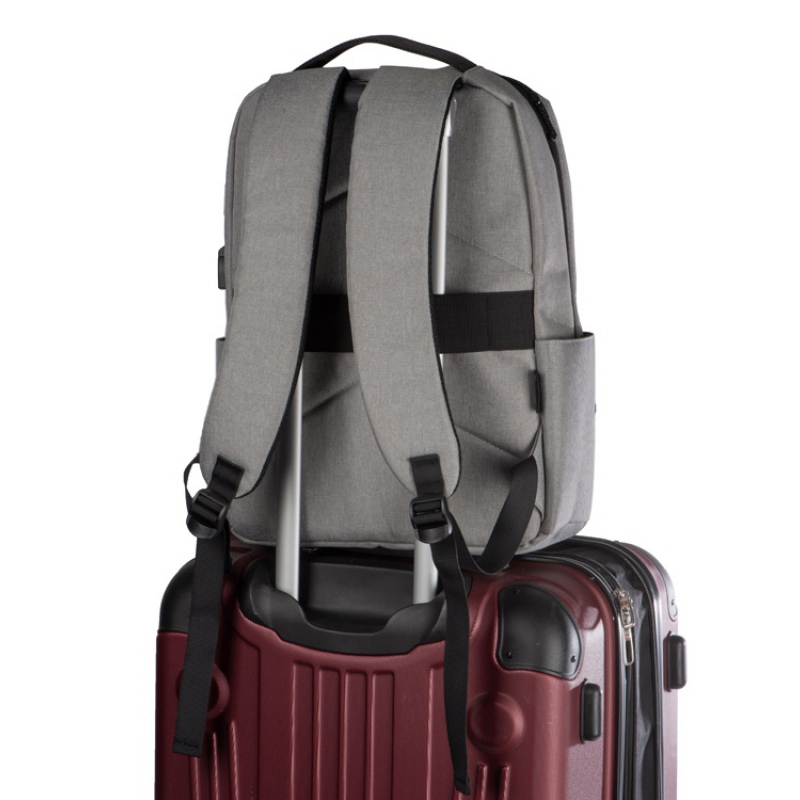 Рюкзак «Flash» для ноутбука 15'', светло-серый, темно-синий, темно-серый. Артикул о93445