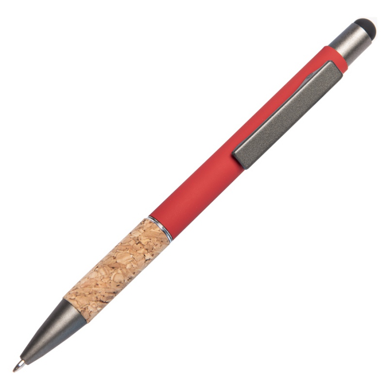Ручка шариковая FACTOR GRIP со стилусом, 4 цвета. Артикул и40395 