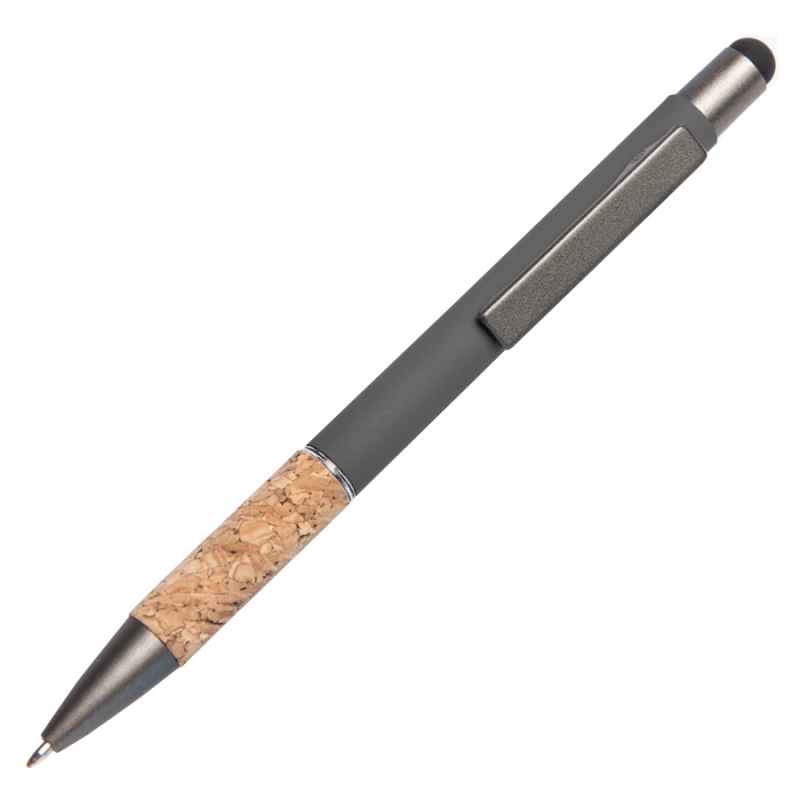Ручка шариковая FACTOR GRIP со стилусом, 4 цвета. Артикул и40395 