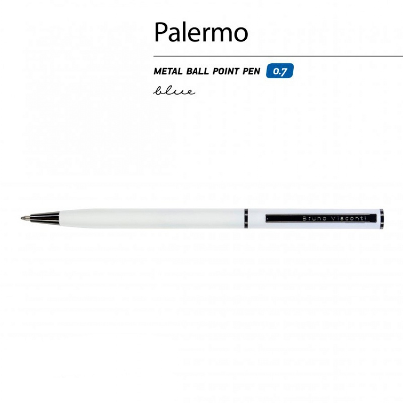 Ручка металлическая шариковая «Palermo», софт-тач, 18 цветов. Артикул о20-0250