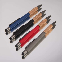 Ручка шариковая FACTOR GRIP со стилусом, 4 цвета. Артикул и40395 