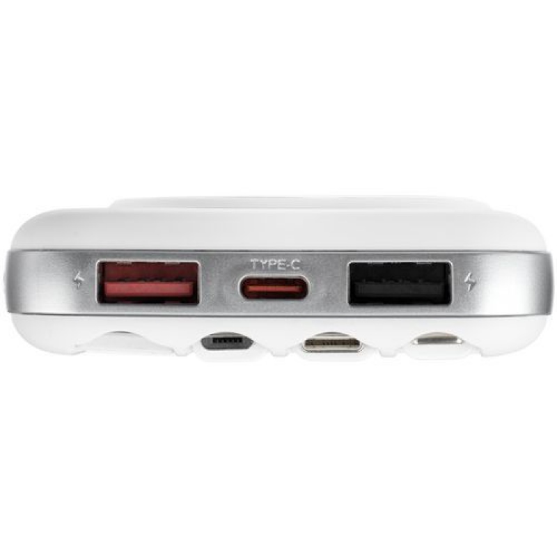 Внешний аккумулятор Omni Pro 10000 мАч, серый, белый, черный. Артикул р25007.30