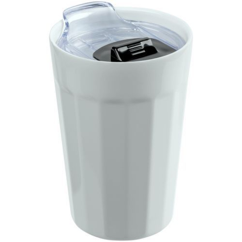 Термостакан iconyMug, темно-синий, серый, черный, белый. Артикул р7498
