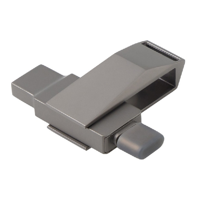 Флешка 64 ГБ USB Type-C и USB 3.0 «Тесла», темно-серый. Артикул о823771