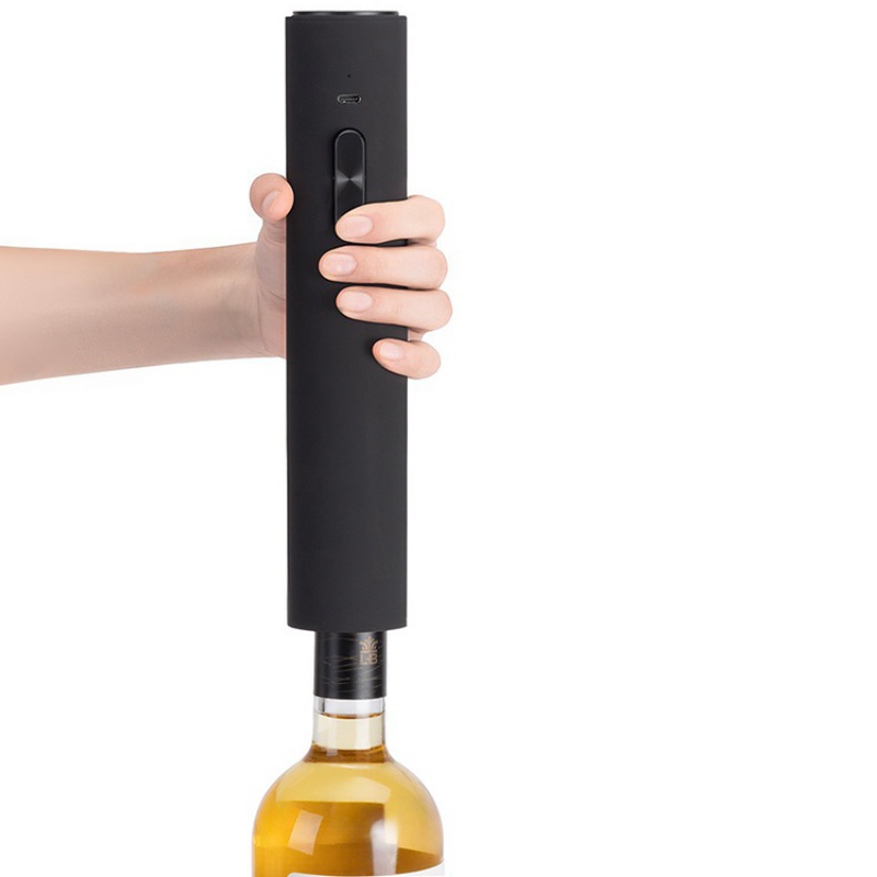 Набор винных аксессуаров 4в1 «Savoie» с покрытием soft touch, черный. Артикул о207009