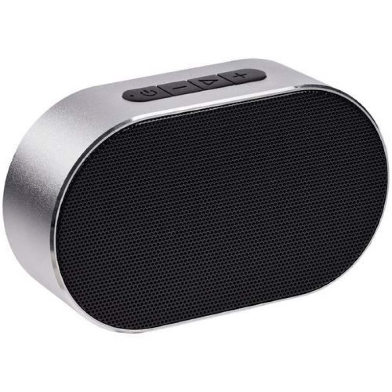 Беспроводная колонка Sound Count, серебристая, черная. Артикул р21020