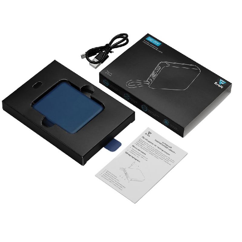 Внешний аккумулятор со встроенным кабелем USB-C «Дэнси», 5000 мАч, 4 цвета. Артикул о590160