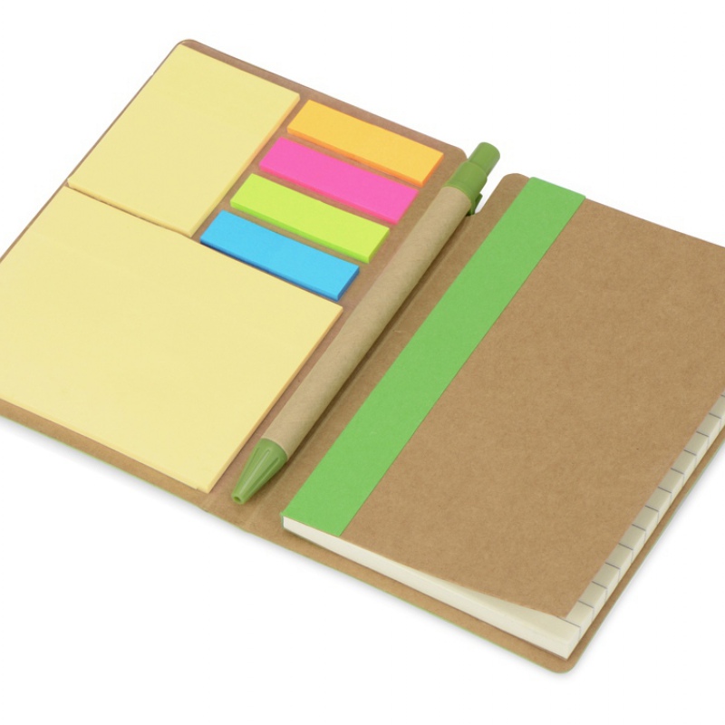 Набор стикеров «Write and stick» с ручкой и блокнотом, 5 цветов. Артикул о78890