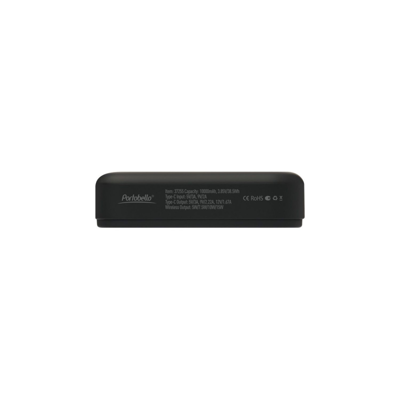 Внешний аккумулятор Юнион PD (Union PD) 10000mAh с функцией беспроводной зарядки 15W, 5 цветов. Артикул е37255