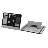 Складная подставка для ноутбука и органайзер для аксессуаров «Clipboard Pro», серый. Артикул о833121