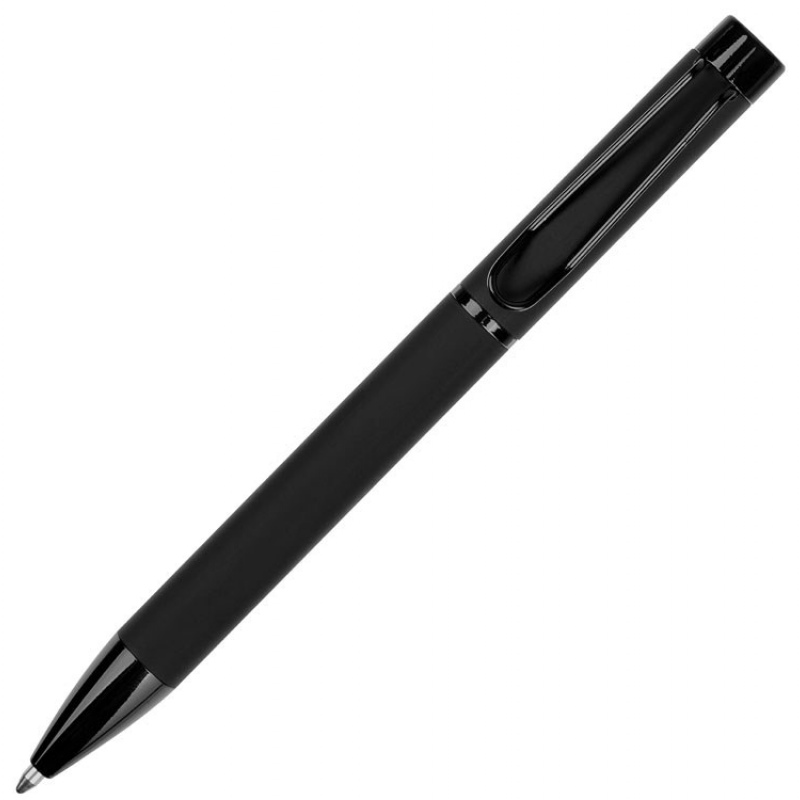 Металлическая шариковая ручка «Black Lama» soft-touch, 4 цвета. Артикул о61091