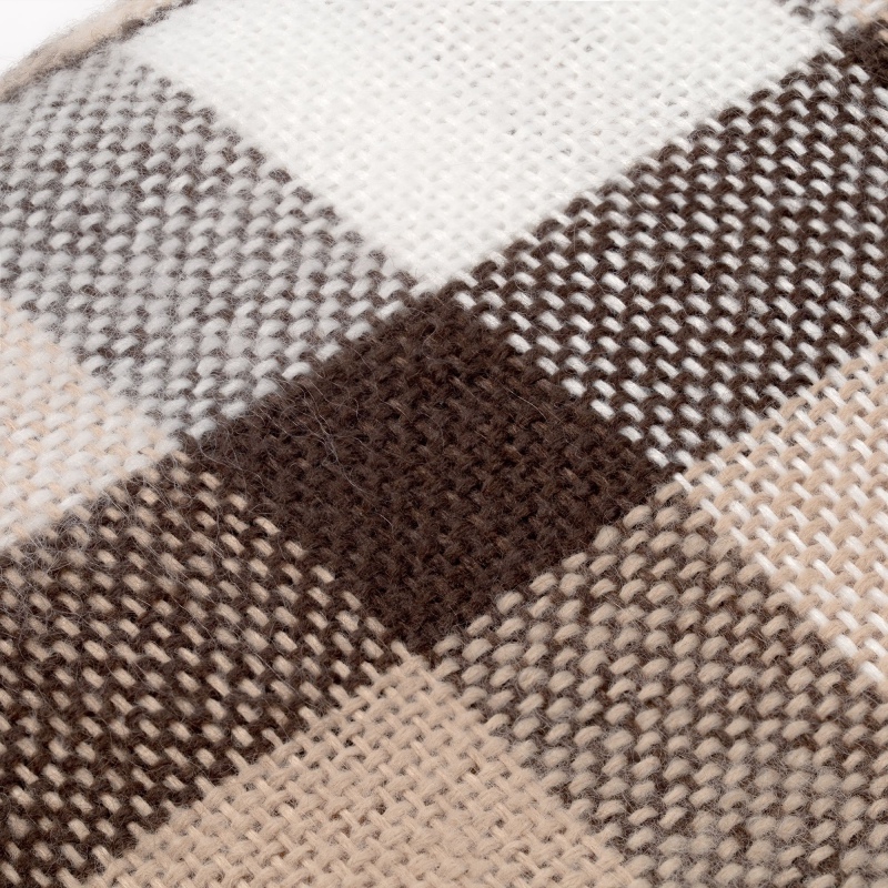 Плед Edinburgh, голубой, бежево-коричневый. Артикул р13697