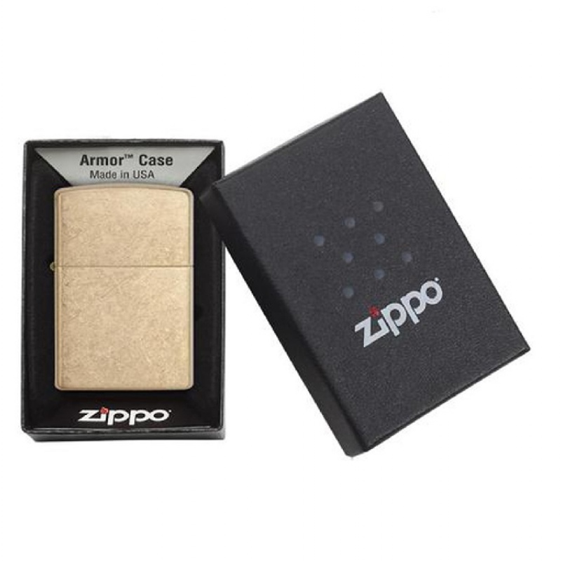 Зажигалка ZIPPO Armor™ с покрытием Brushed Brass, High Polish Chrome, золотистый, серебристый, матовый золотистый, матовый серебристый. Артикул о4221