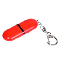 USB 2.0 - флешка промо на 16 Гб каплевидной формы, красный, зеленый, синий, белый. Артикул о6015.16