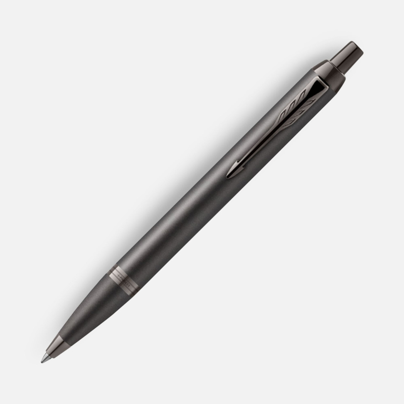 Ручка шариковая Parker IM Professionals Monochrome Titanium, темно-серая. Артикул р16621.10