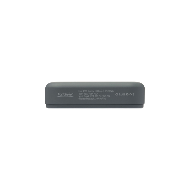 Внешний аккумулятор Юнион PD (Union PD) 10000mAh с функцией беспроводной зарядки 15W, 5 цветов. Артикул е37255
