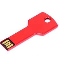 USB 2.0- флешка на 64 Гб в виде ключа, красная, серебристая, золотистая, синяя, зеленая. Артикул о6006.64