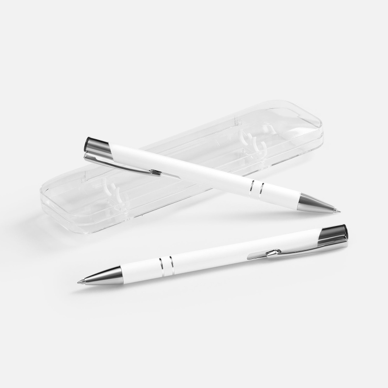 Набор из 2 ручек Keskus, ярко-синий, красный, белый. Артикул р26424