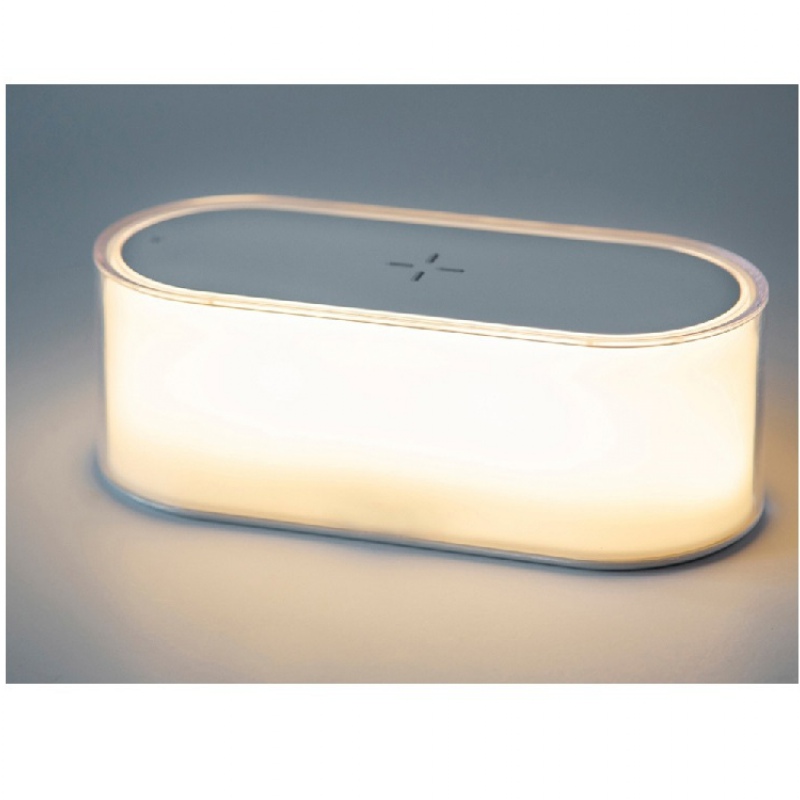 Ночник с беспроводной зарядкой и RGB подсветкой «Miracle», 15 Вт. Артикул о401305