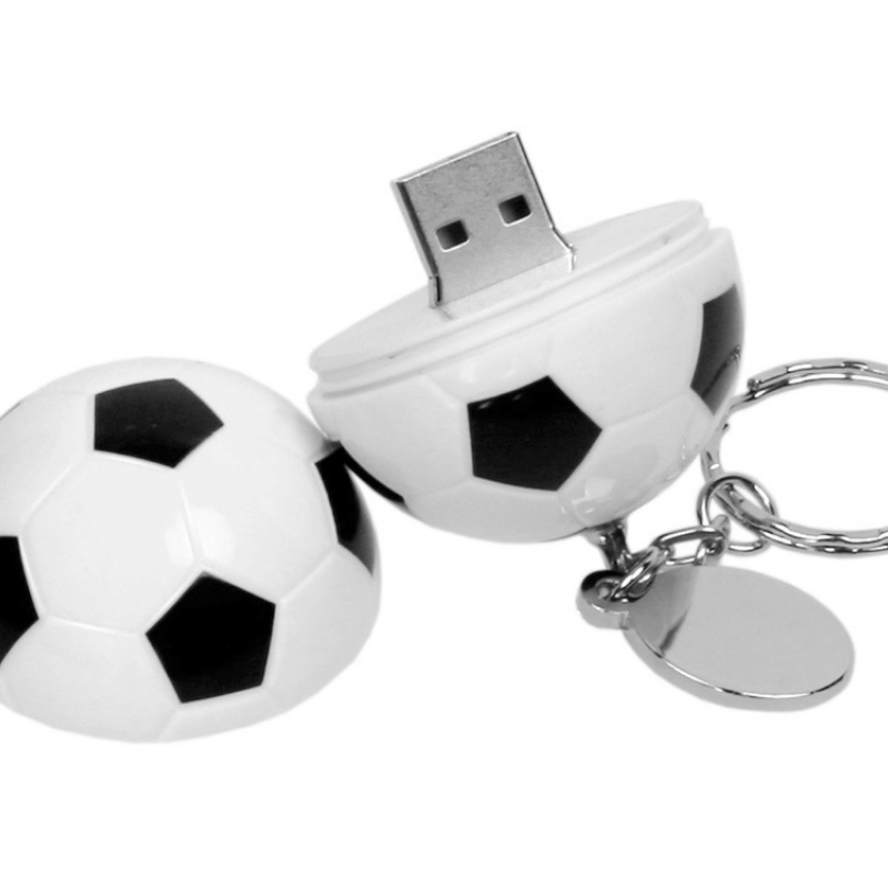 USB 2.0 - флешка на 16 Гб в виде футбольного мяча. Артикул о6041.16.06