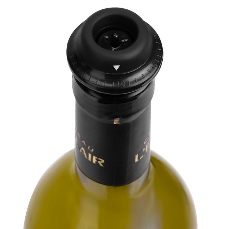 Набор винных аксессуаров 4в1 «Savoie» с покрытием soft touch, черный. Артикул о207009