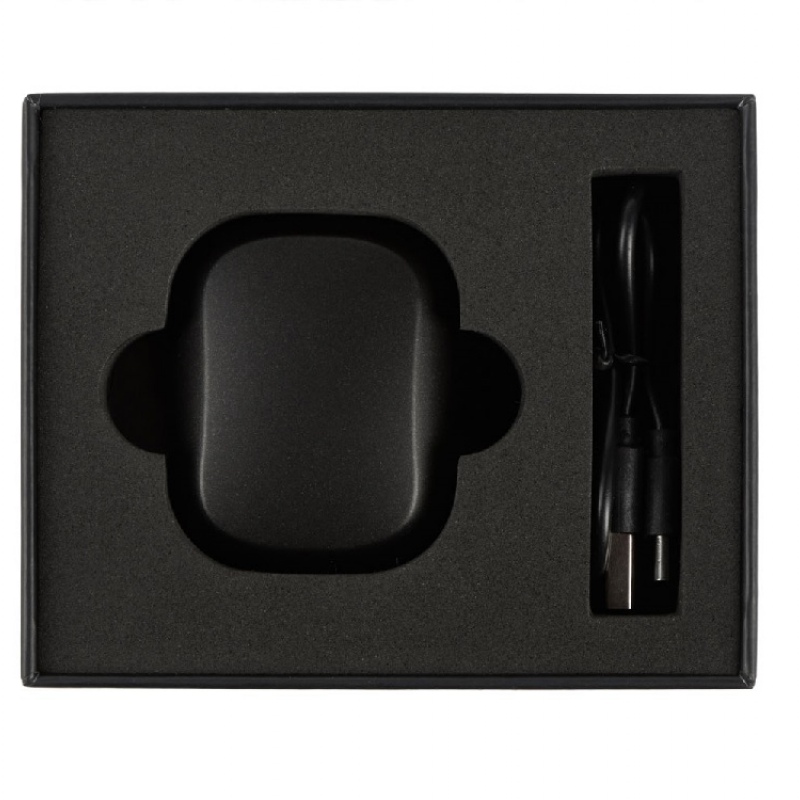 Беспроводные наушники с шумоподавлением ENC и подсветкой лого «Lites», черный. Артикул о5910957