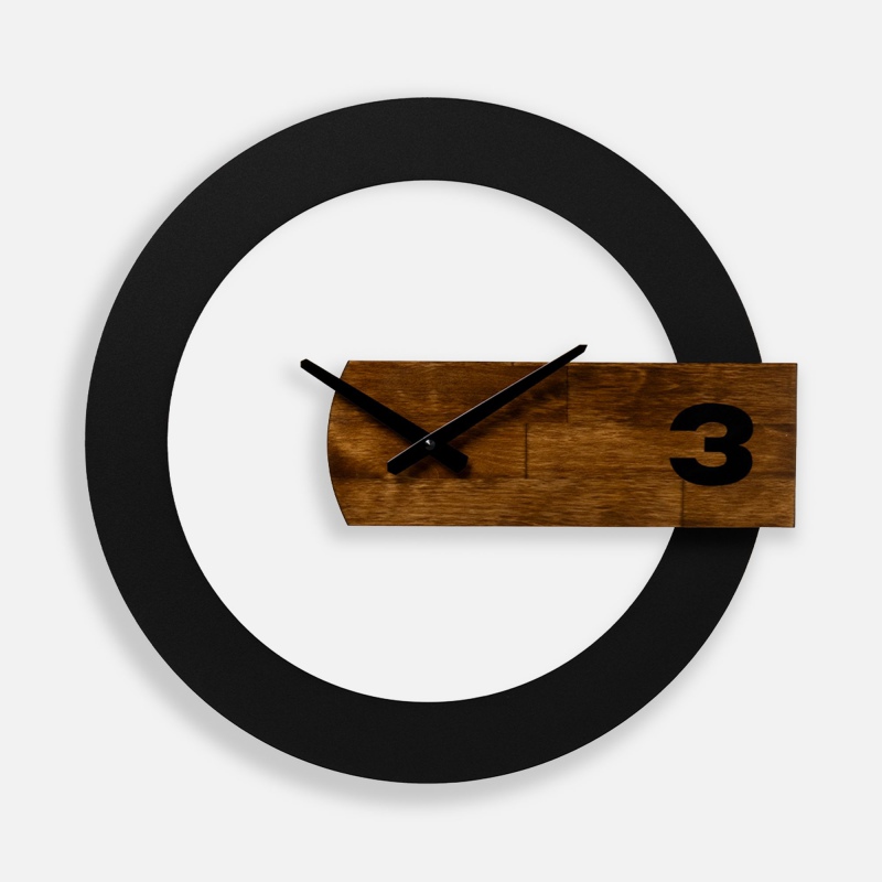 Часы TimeLord, черные с коричневым. Артикул р19232.35