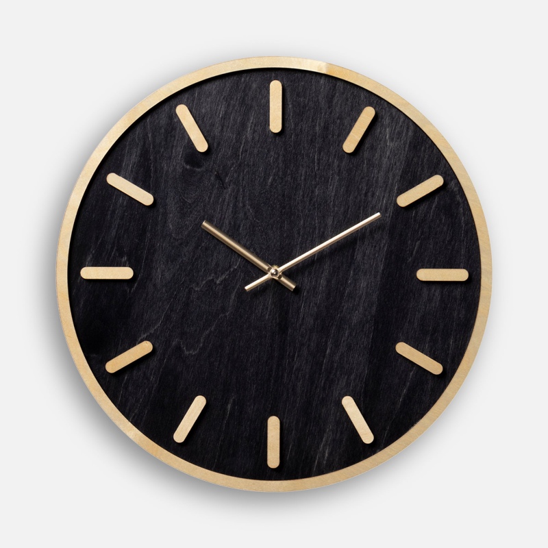 Часы Timefolio, черные. Артикул р19231.30