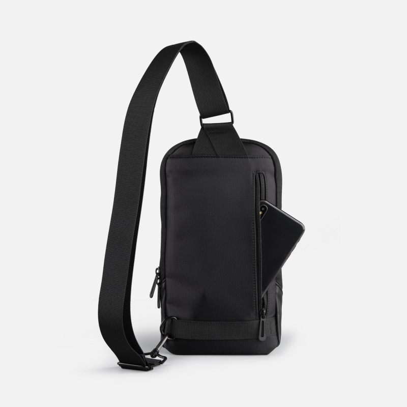 Рюкзак на одно плечо Solnex, черный. Артикул р18610.30