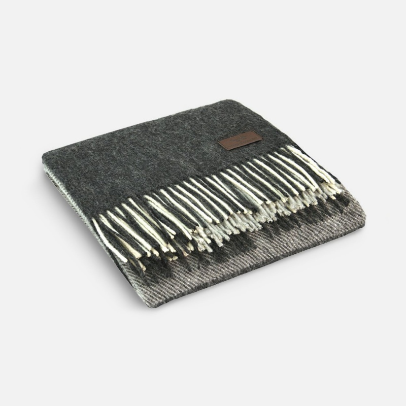 Плед Andes, коричневый, темно-серый, серый. Артикул р18730