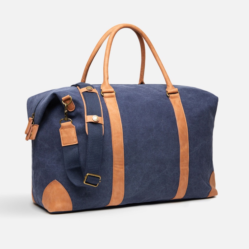 Дорожная сумка Bosler, бежевая, черная, синяя. Артикул р18671