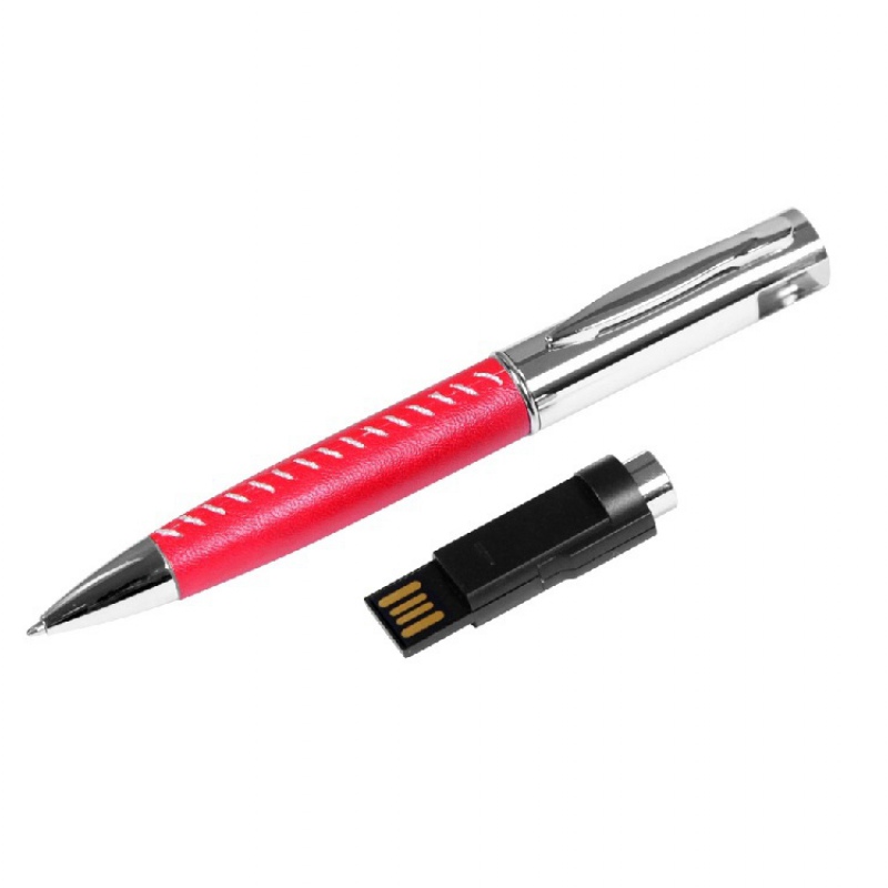 USB 2.0 - флешка на 64 Гб в виде ручки с мини чипом, красная, зеленая, оранжевая. Артикул о6350.64