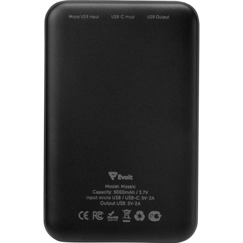 Внешний аккумулятор «Mosaic», 5000 mAh. Артикул о394107